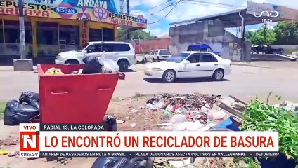 Bebé sin vida en contenedor de basura