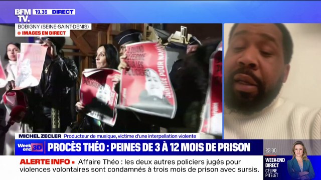 Je suis extrêmement déçu : Michel Zecler, producteur de musique victime d'une interpellation violente en 2020, réagit aux peines prononcées contre les policiers mis en cause dans l'affaire Théo