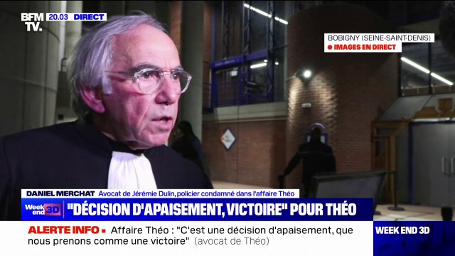 Affaire Théo: Nous ne savons pas si nous allons accepter cette décision ou la contester , indique l'avocat de l'un des policiers mis en cause, condamné à trois mois de prison avec sursis