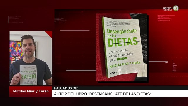 Nicolás Mier presenta su libro desengánchate de las dietas