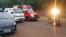 Homem fica ferido em capotamento na Rua Manaus em frente ao Parque Vitória