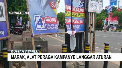 Ganggu Masyarakat yang Lewat, Baliho dan Peraga Kampanye Lainnya Ancam Keselamatan!