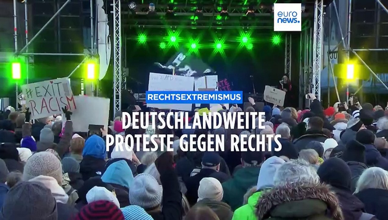 Hamburg: Mehr als 50.000 Menschen demonstrieren gegen rechts