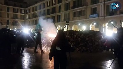 La borrasca Juan se suma a la fiesta y pasa por agua la revetla de Sant Sebastià de Palma