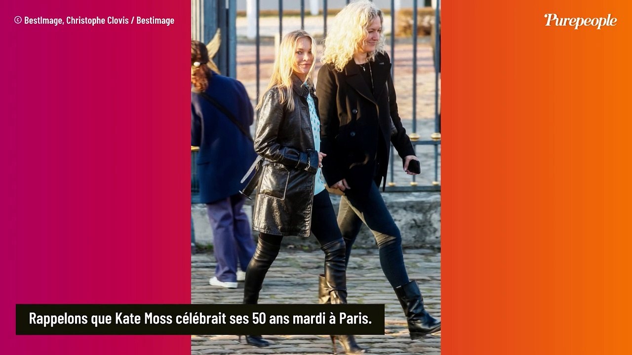 PHOTOS Kate Moss à la Fashion Week de Paris : sublime apparition au défilé Dior avec sa fille Lila Grace, son double