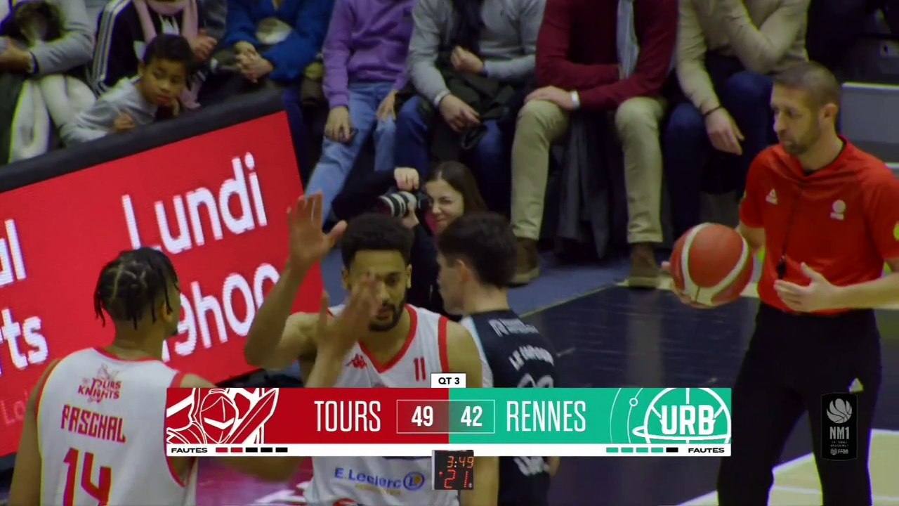TMB - Rennes - 23ème journée de NM1/2023-2024 - P2