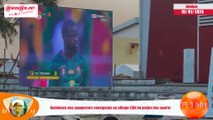 Ambiance des supporters sénégalais au village CAN du palais des sports