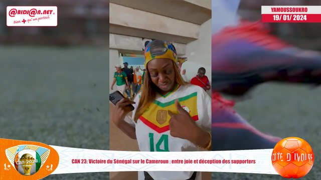 CAN 23- Victoire du Sénégal sur le Cameroun - entre joie et déception des supporters