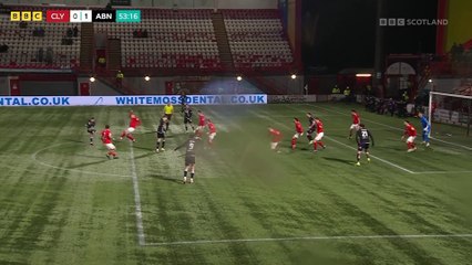 Clyde Vs Aberdeen 2 half Scottish Cup Last 32