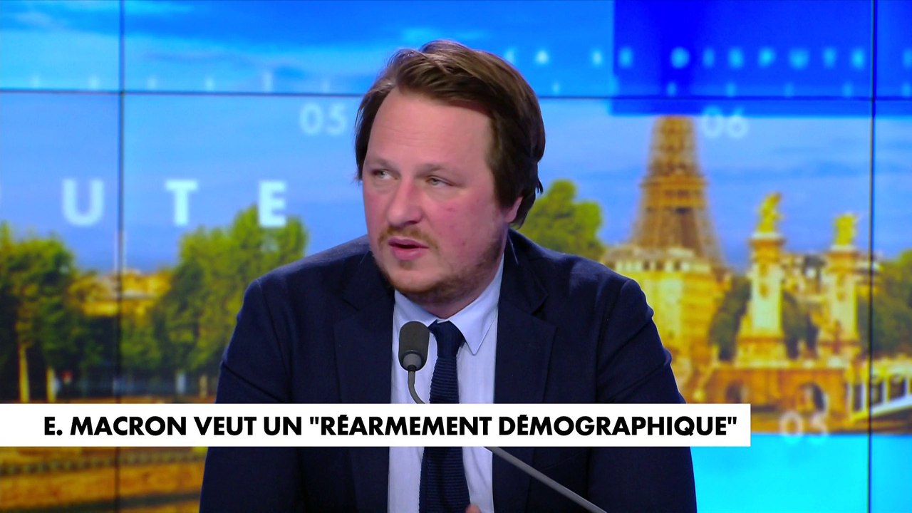 Geoffroy Lejeune : «La politique familiale est beaucoup moins favorable aujourd'hui, les aides pour les gens qui ont des enfants le sont beaucoup moins»