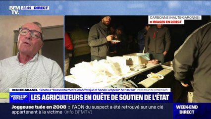Colère des agriculteurs: "La première des problématiques, c'est le revenu", affirme Henri Cabanel (sénateur "Rassemblement Démocratique et Social Européen" de l'Hérault)