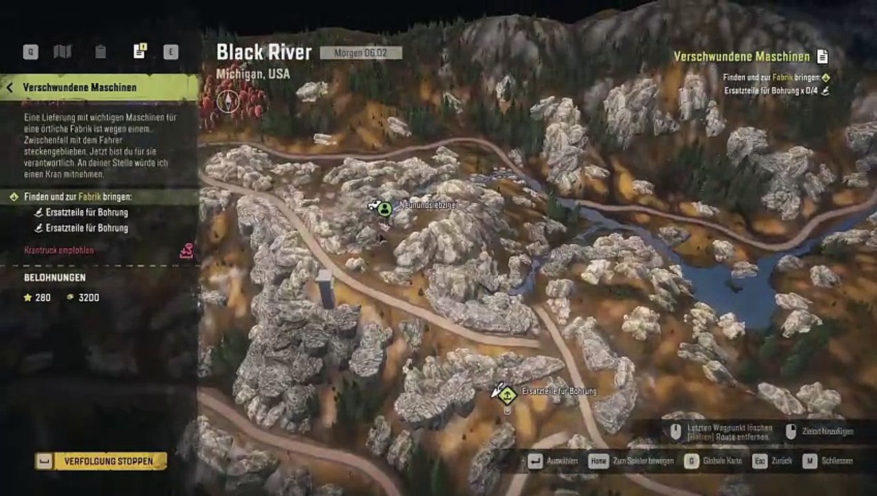 Kranladen mit Zuschauer. SnowRunner #34