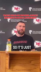 Travis Kelce habla sobre su inminente retiro de su hermano Jason_s del fútbol americano ❤️ profesional ___traviskelce _jasonkelce _nfl