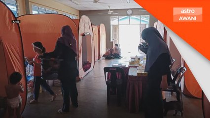 Banjir keadaan di tiga negeri semakin pulih