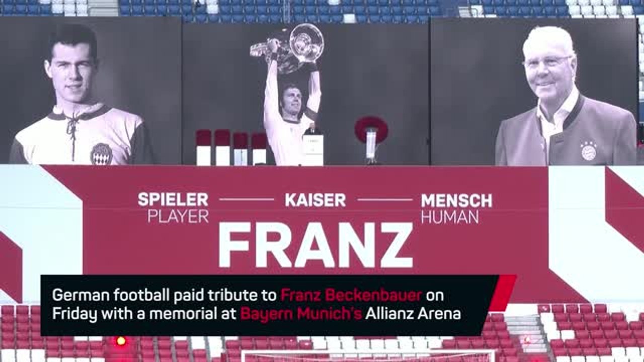 German football bids farewell to Beckenbauer in Munich ceremony