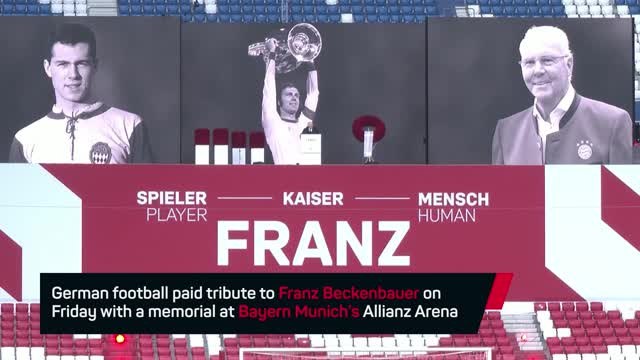 German football bids farewell to Beckenbauer in Munich ceremony