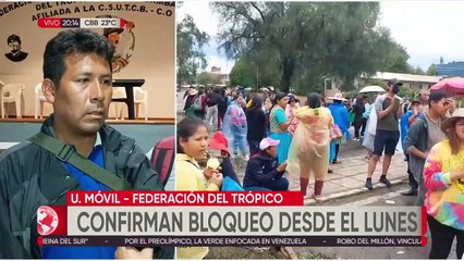 Sectores ‘evistas’ ratifican bloqueos de caminos a nivel nacional desde el lunes