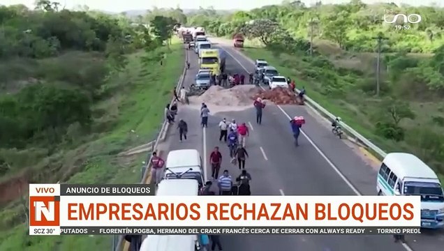 Sectores empresariales rechazan el anuncio de bloqueos a partir del lunes 