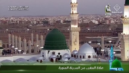 أذان المغرب من المسجد النبوي 7 رجب 1445هـ المؤذن محمد بن ماجد حكيم