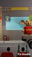 elephant jump animation 3D