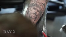 BLACK and GREY JESUS CHRIST TATTOO -  best tatto