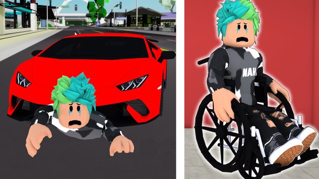 KÜÇÜK ZAVALLI ÇOCUĞA ARABA ÇARPTI SAKAT KALDI | ROBLOX BROOKHAVEN HİKAYE Han KanaL