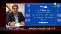 Dr. Rubén Ortega Montes nos habla acerca de la manifestación contra la Guardia Nacional en Ocotlán