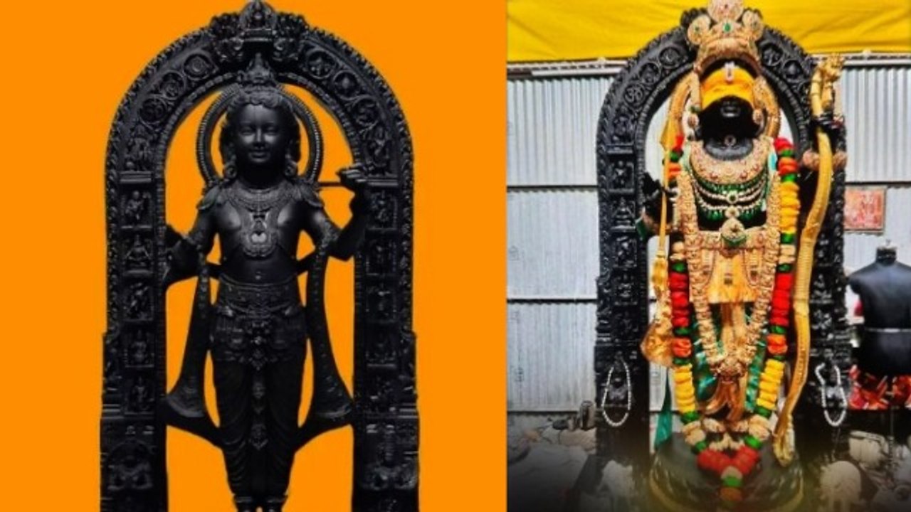 Ayodhya Ram Mandir Udghatan: आभूषण पहनें दिखें रामलला, Black Ramlala Idol Reason और 10 Avatar Detail