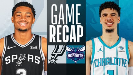 Game Recap: Hornets 124, Spurs 120