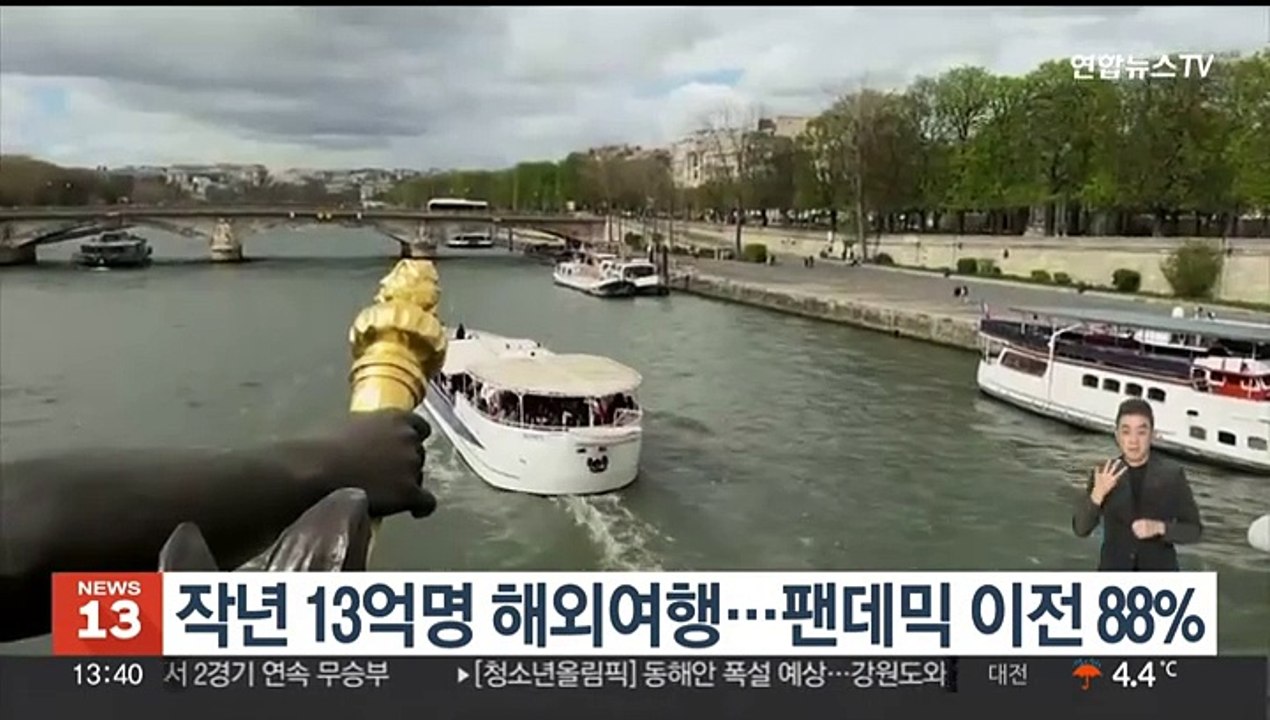 작년 13억명 해외여행…팬데믹 이전 88%