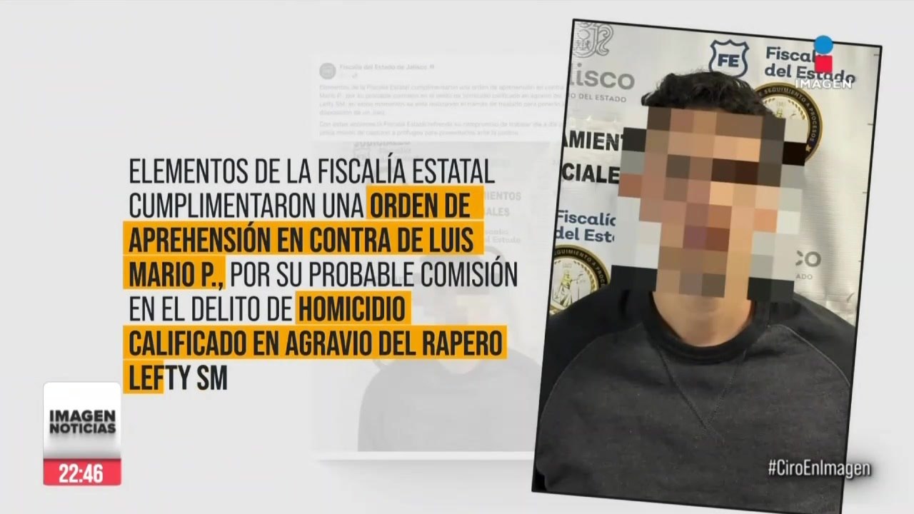 Detienen a uno de los tres implicados en el asesinato del rapero Lefty SM
