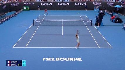 Océane Dodin a imposé sa puissance à Clara Burel : le résumé