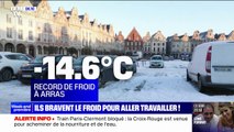 Malgré les températures négatives, ils bravent le froid pour aller travailler