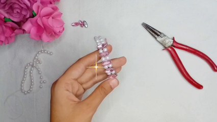 Diy: Pearl Bracelet || How to make simple bracelet || Bracelet making with pearls