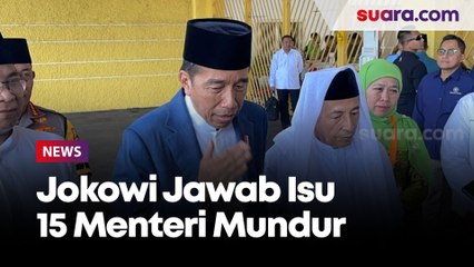 Jawab Isu 15 Menteri Mundur, Jokowi: Kabarnya Dari Siapa?!