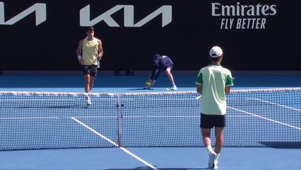 Open d'Australie - L'abandon de Shang écourte la démonstration d'Alcaraz