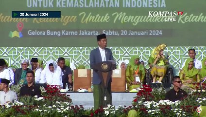 Jokowi Ungkap Gelontorkan Bansos Rp443 T di Harlah Muslimat NU