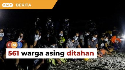 Imigresen serbu pangsapuri, 561 warga asing ditahan