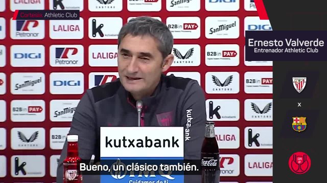 Valverde, sobre la eliminatoria de Copa contra el Barcelona: No vamos a decir que hemos tenido suerte