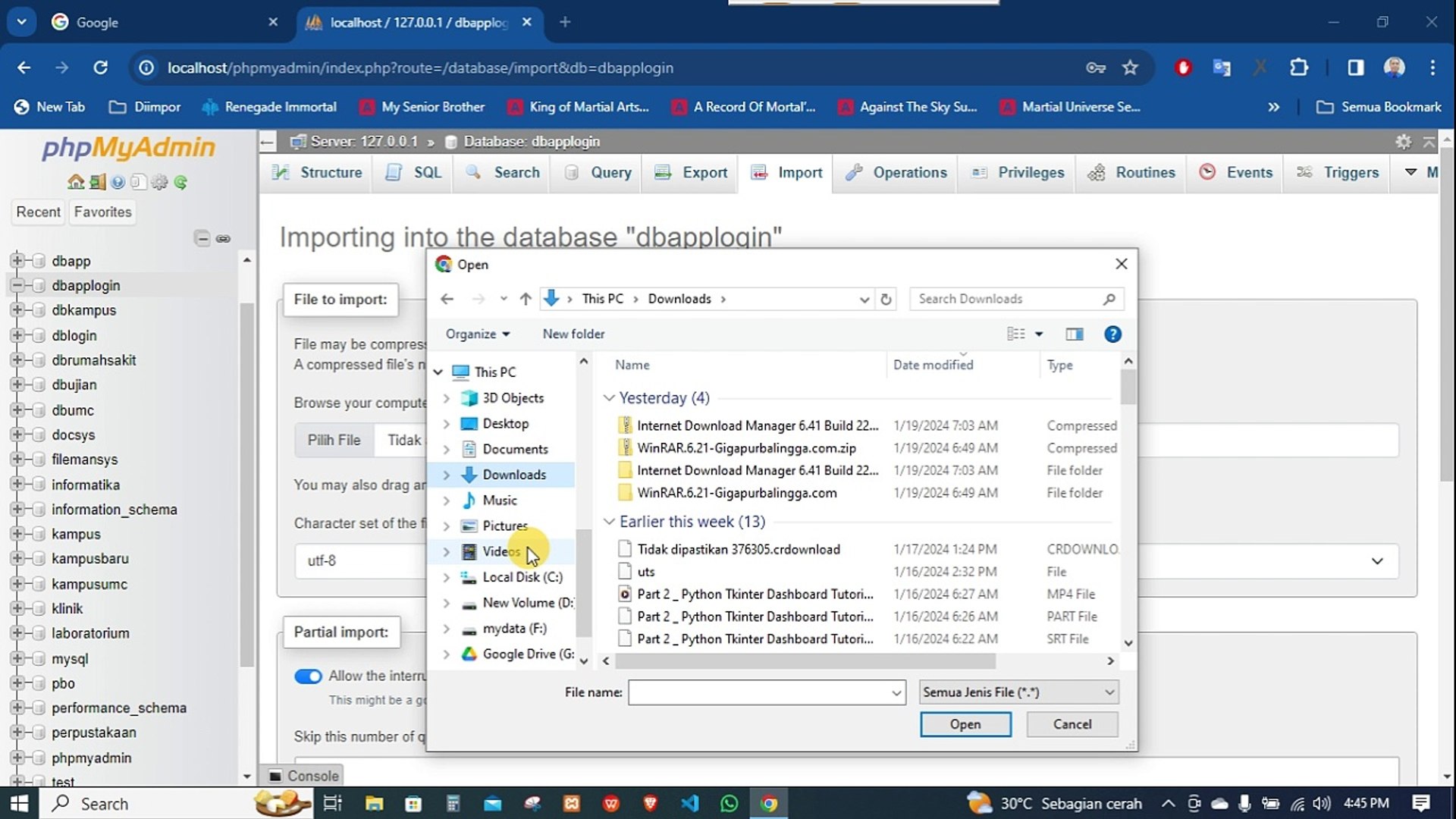 ⁣Tutorial Aplikasi Login di dalam python database