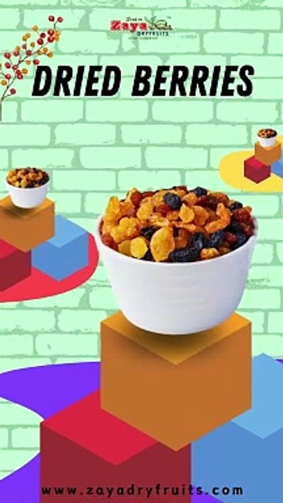 Nature's Jewels: Delectable Dried Berries for a Burst of Flavor and Health