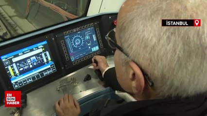Bakan Uraloğlu Gayrettepe-Kağıthane Metro Hattı'nda test sürüşünü gerçekleştirdi