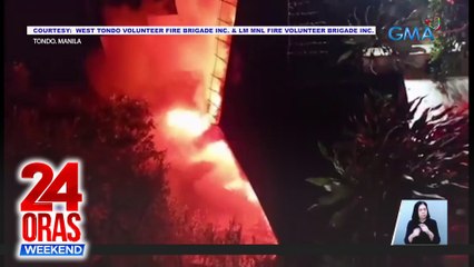 Commercial building na may nakaimbak na mga paninda, natupok | 24 Oras Weekend