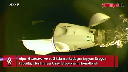 Türk astronot Gezeravcı uzay istasyonuna ulaştı