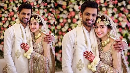 Shoaib Malik married Sana Javed, first pictures of Nikah ceremony surfaced