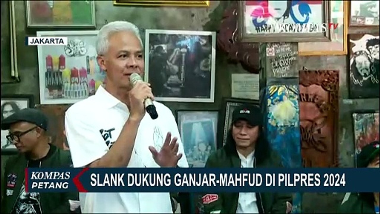 Ganjar soal Dukungan dari Slank, Prabowo di Pontianak hingga Anies Hadiri Podcast Rhoma Irama