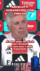 Download Video: Ancelotti agradecido con Vinicius