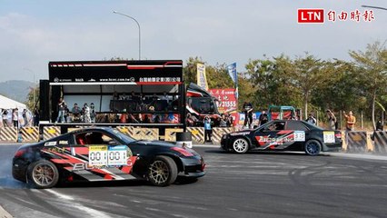 彰化國際賽車節登場 200部賽車上演「田中甩尾」