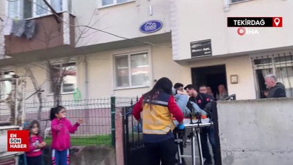 Tekirdağ'da doğalgaz faturalarını yazan çalışan merdivenlerden düştü