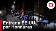 Oleadas de inmigrantes se reúnen en el norte de Honduras para entrar en Estados Unidos